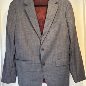 Bonobos Jetsetter Wool Blazer - Grey Plaid, Athletic Fit
